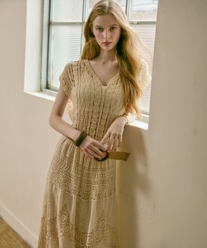 제노비아 크로셰 루즈핏 커버업 탑