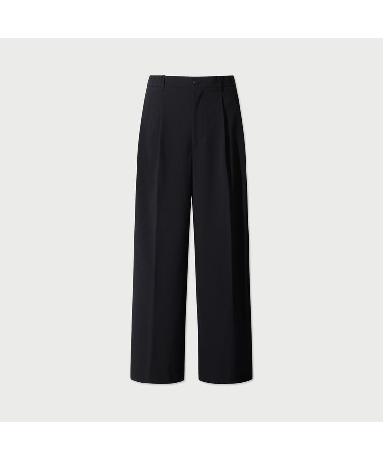 Portique 와이드 투턱 밴딩 슬랙스 IQPAA25701BKX