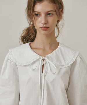 Lovely panel blouse IVORY