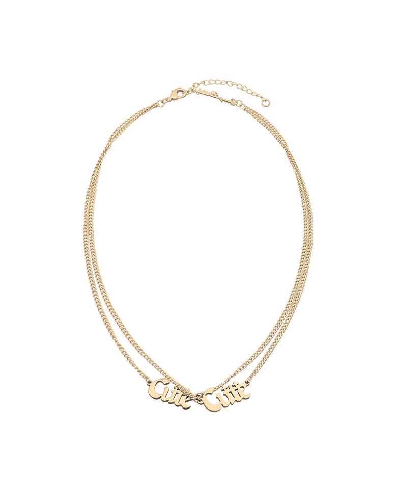 Cute++ gold gold necklace