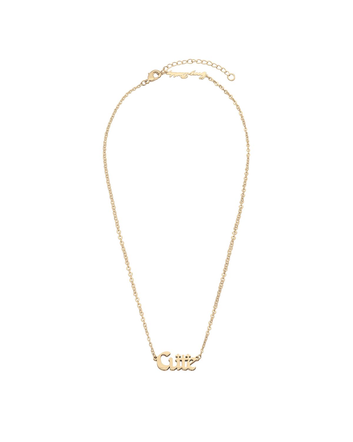 에브리벌스데이(EVERYBIRTHDAY) Cute+ gold necklace