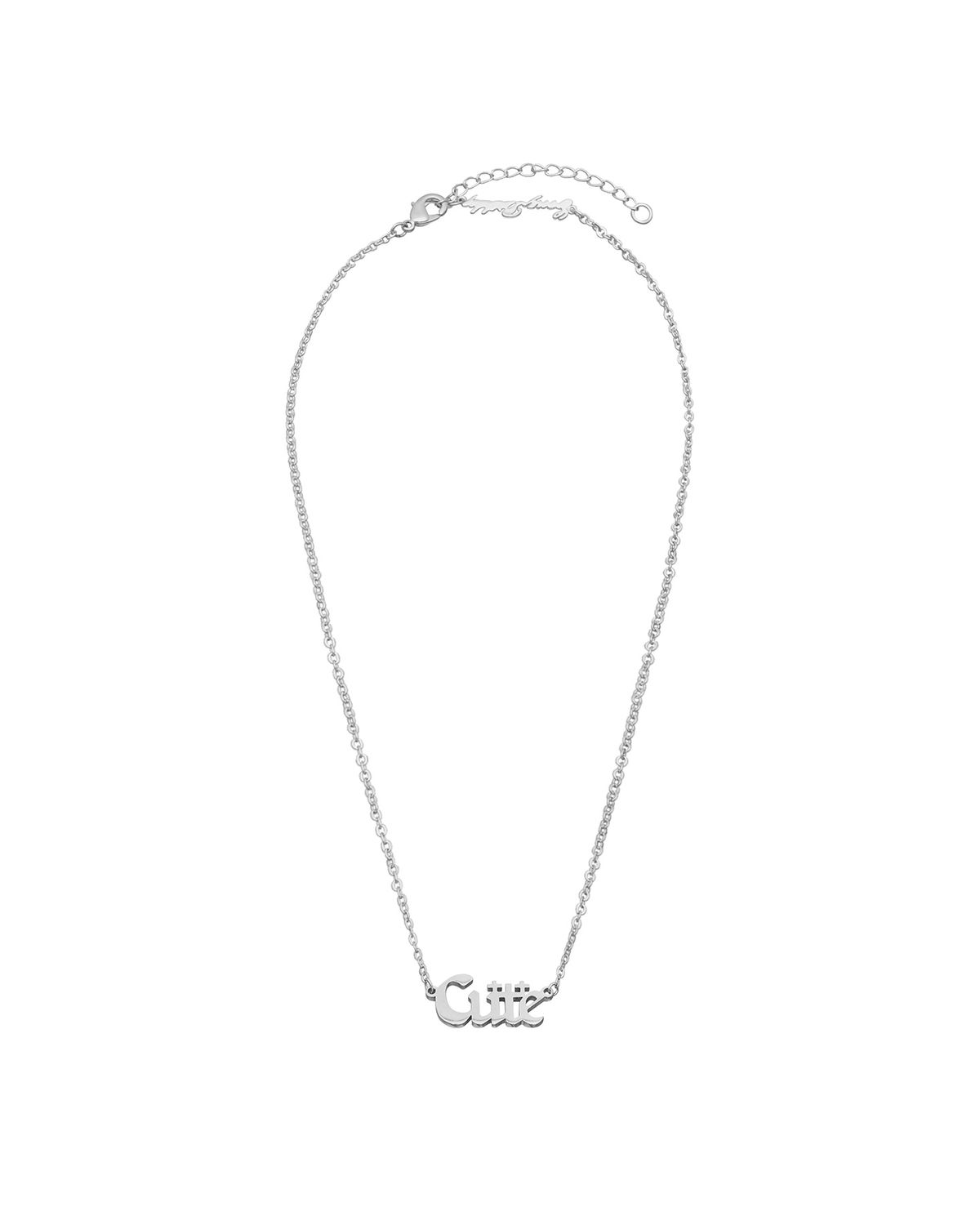에브리벌스데이(EVERYBIRTHDAY) Cute+ silver necklace
