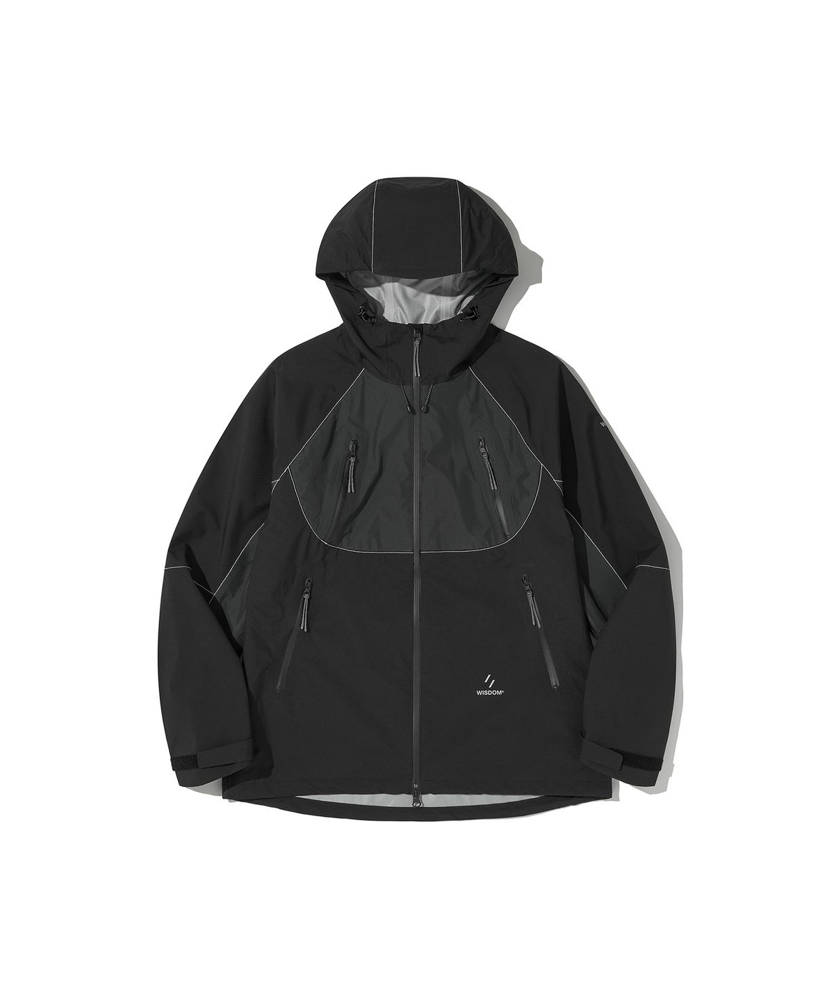 웰터 익스페리먼트(WELTER EXPERIMENT) Welter Experiment X Wisdom 3 Layer Shell Jacket_BLACK
