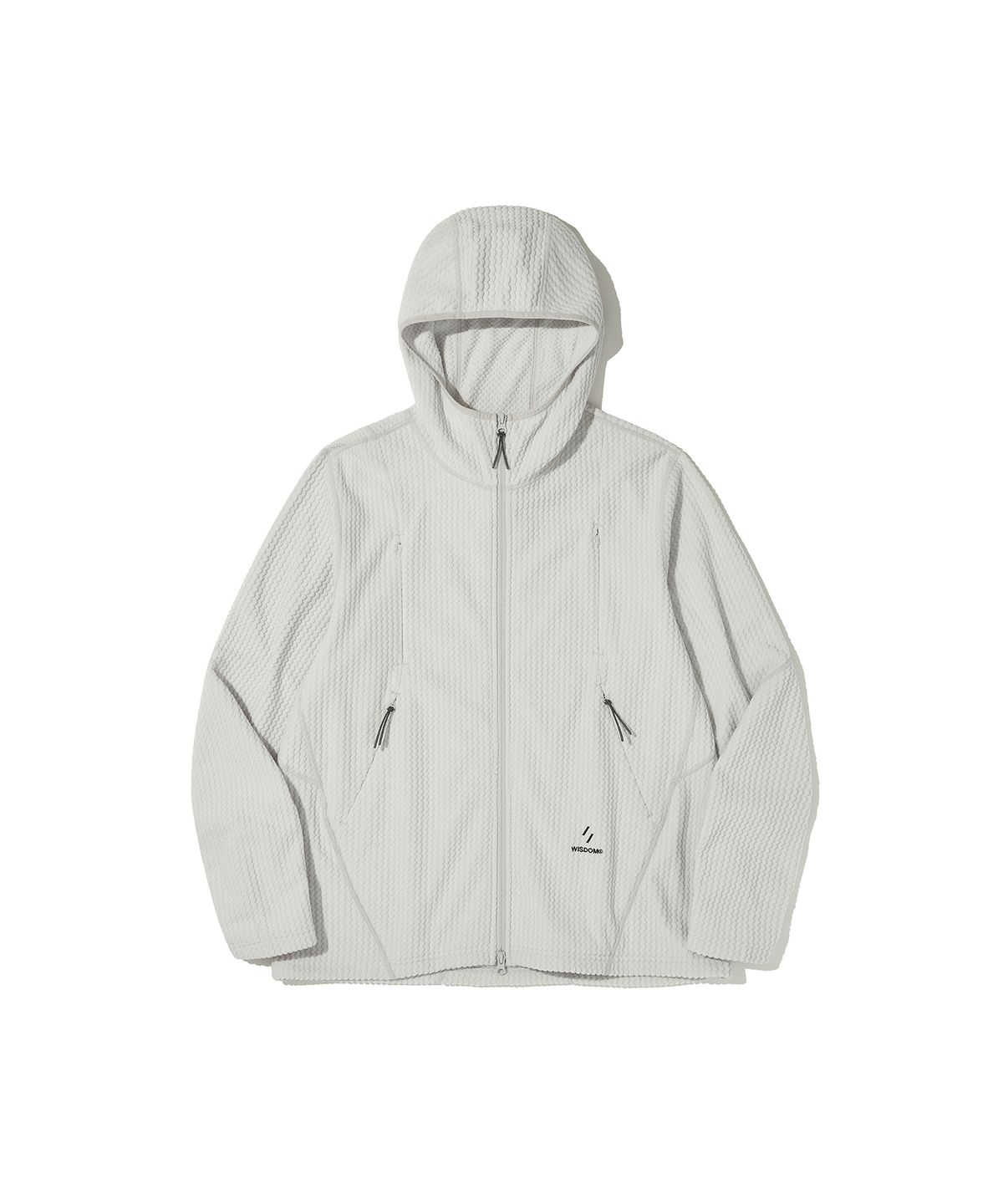 웰터 익스페리먼트(WELTER EXPERIMENT) Welter Experiment X Wisdom Fleece Zip Hoodie_WHITE