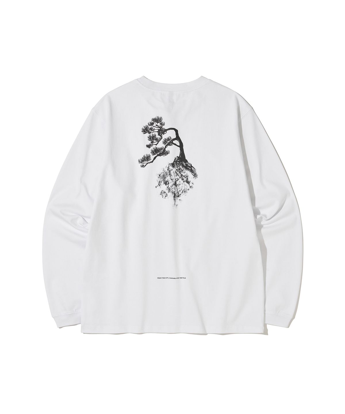 웰터 익스페리먼트(WELTER EXPERIMENT) Welter Experiment X Wisdom Pine Long Sleeves T-Shirt_WHITE