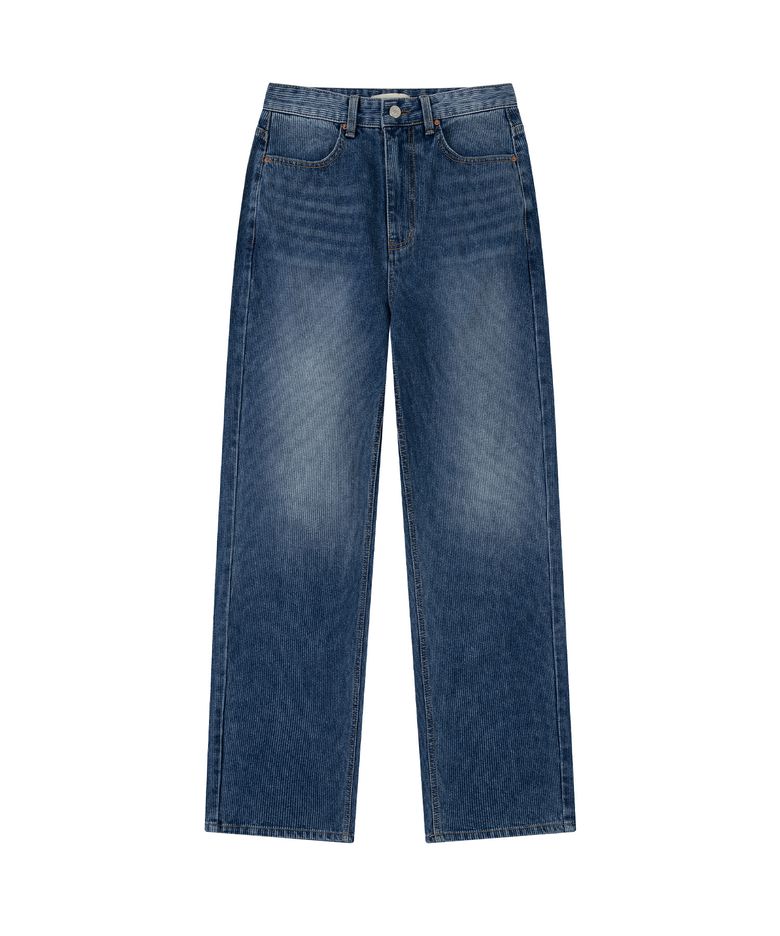 SIJN6102 빈티지 칼럼 코듀로이 데님_Deep blue