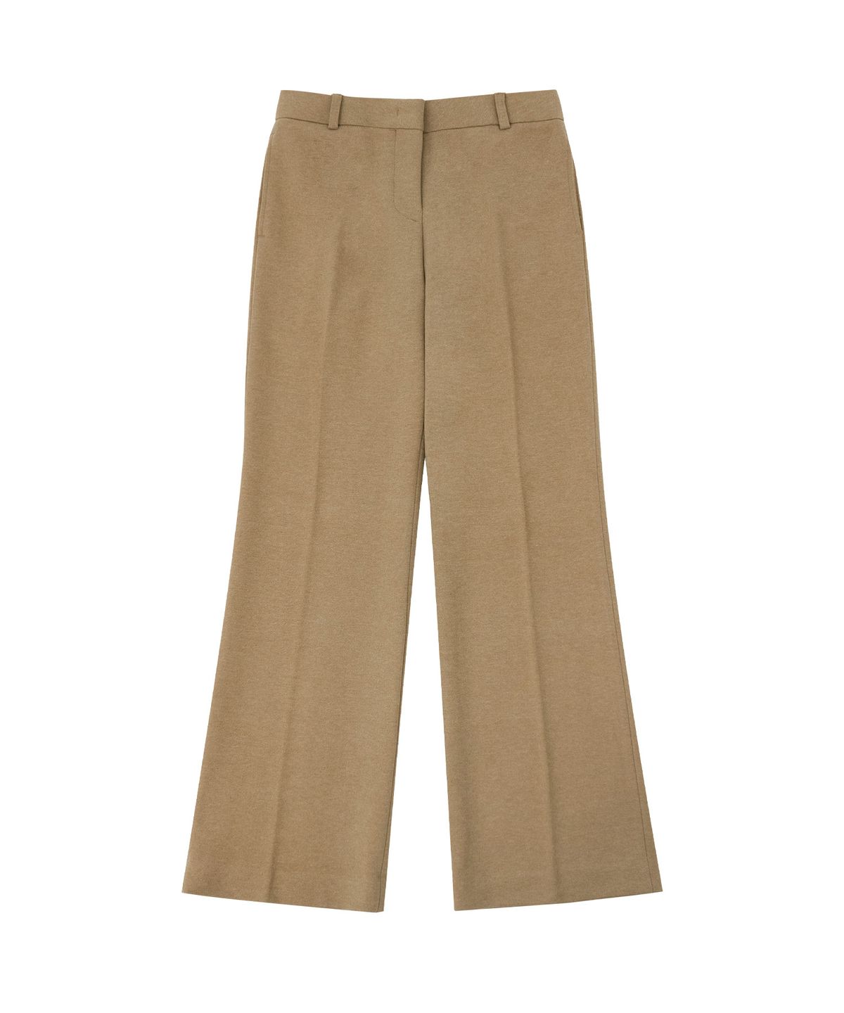 시야쥬(SIYAZU) SIPT7181 실키 클린 부츠 컷 슬랙스_Camel beige