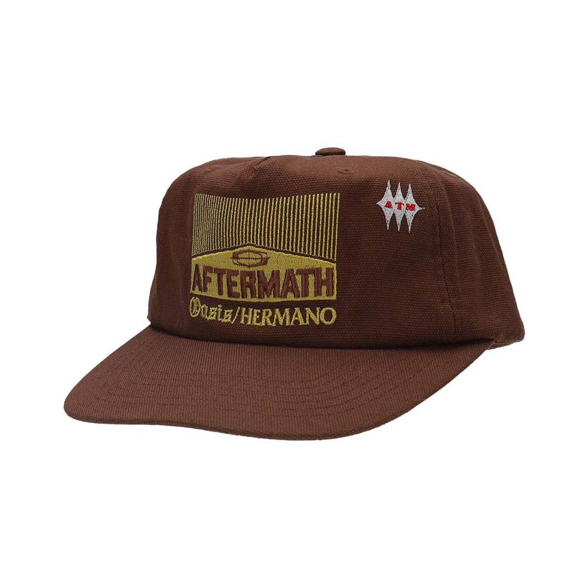 애프터매스(AFTERMATH) ATM CIGAR 5 PANNEL BALL CAP BROWN