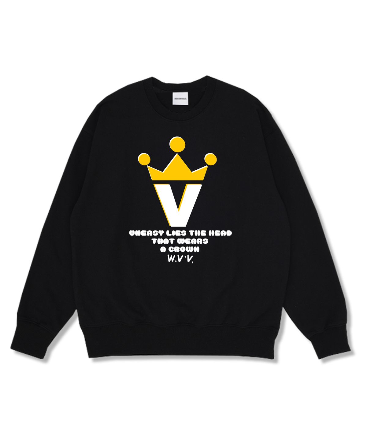 위베리벨류(WEVERYVALUE) 언이지 오버핏 특양면 스웨트셔츠 4컬러 (기모선택)