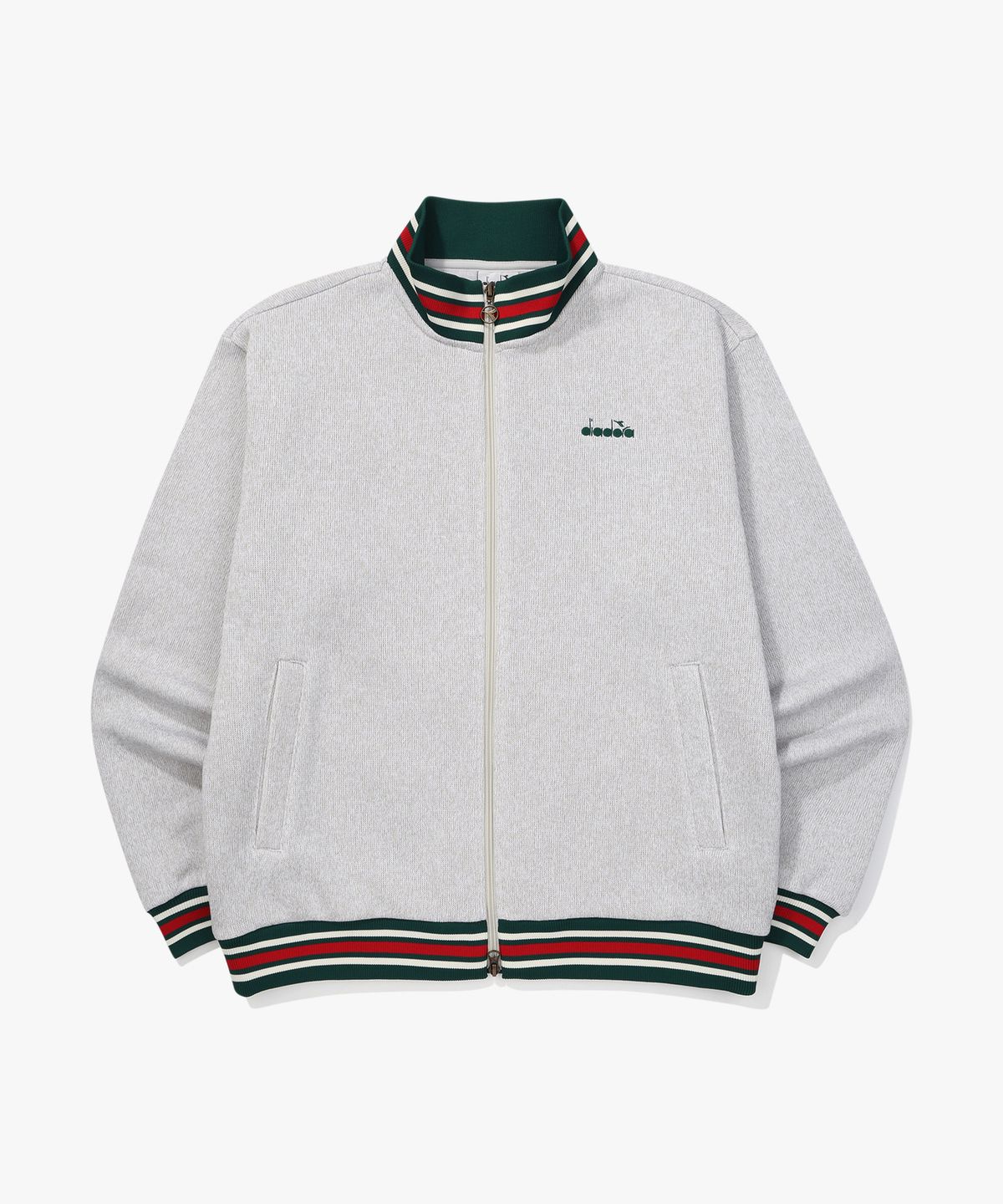 디아도라(diadora) 브러쉬드 코지 트랙 자켓 OFF WHITE