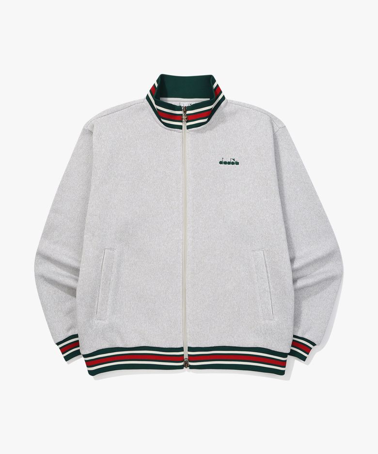 브러쉬드 코지 트랙 자켓 OFF WHITE
