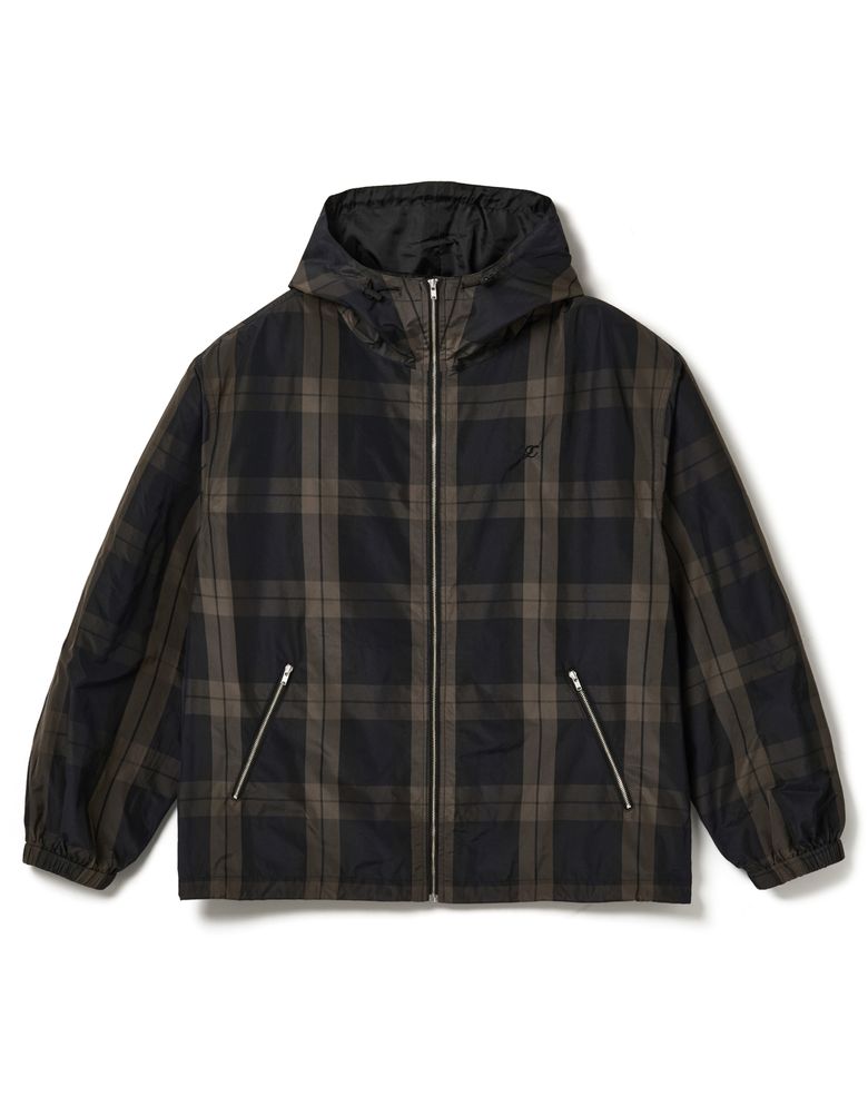 Shadow Plaid Jacket - Black