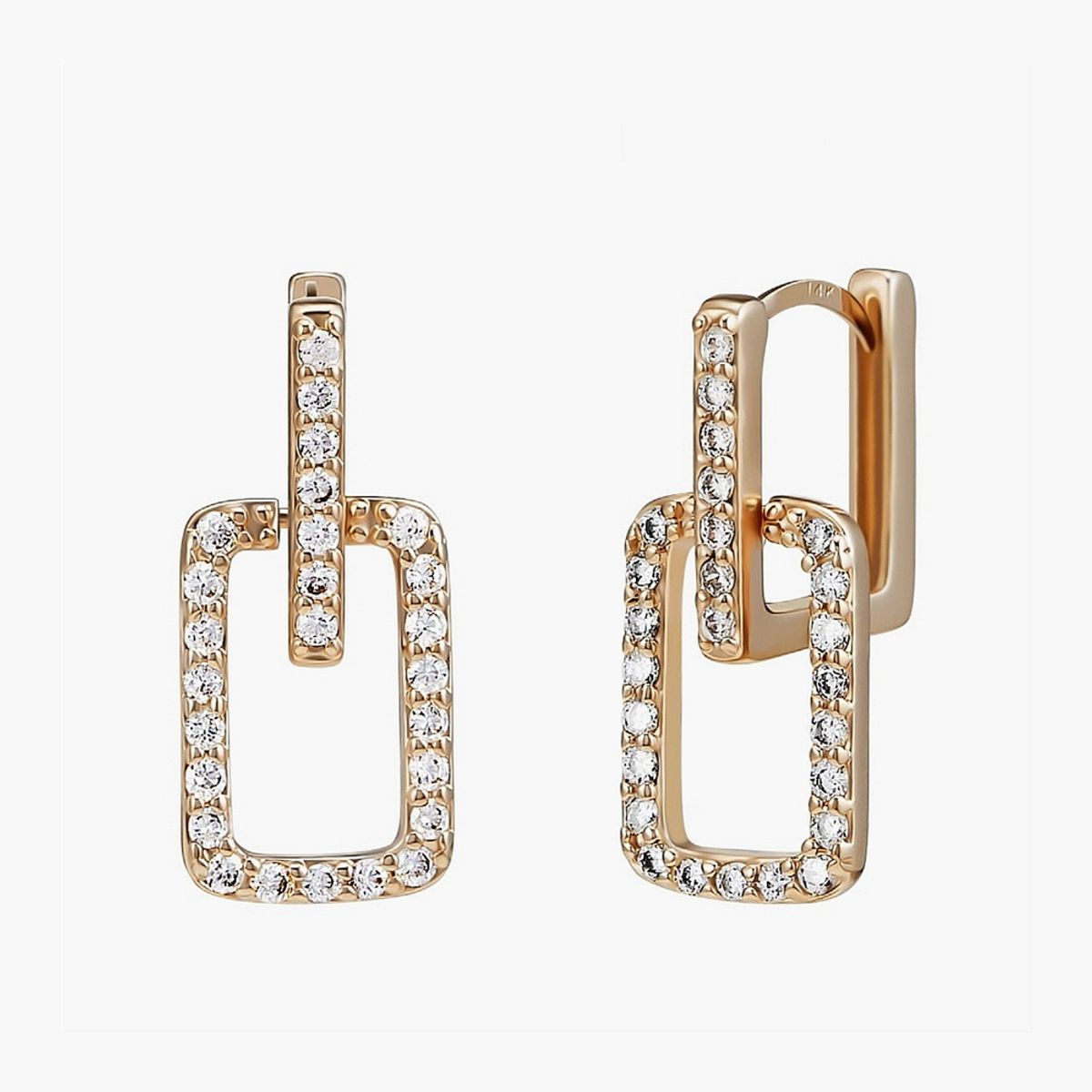 모노그래프(MONOGRAPH) 마샤 귀걸이 MGER008S 14K Gold Plated