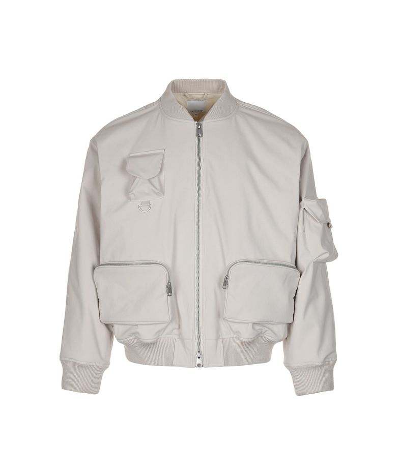 Multi Pocket Bomber Jacket (CREAM)