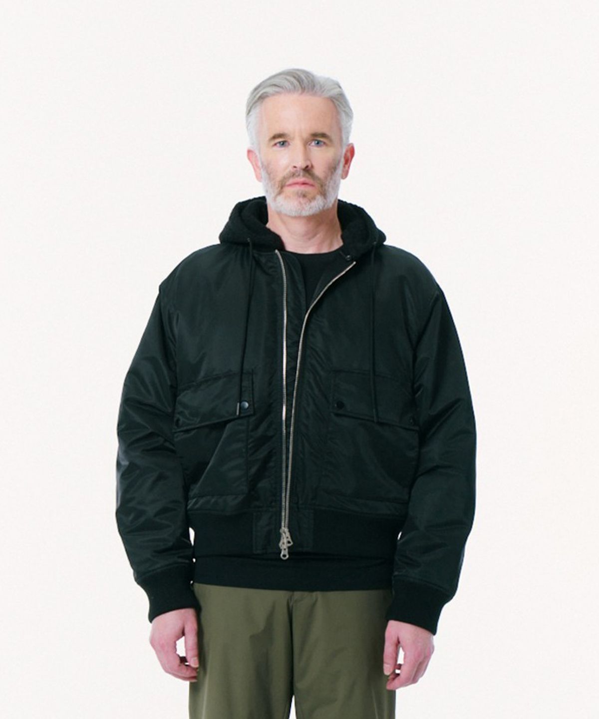 밀라코드(MILACODE) Detachable Hoodie M-1 (3M Thinsulate) (BLACK)