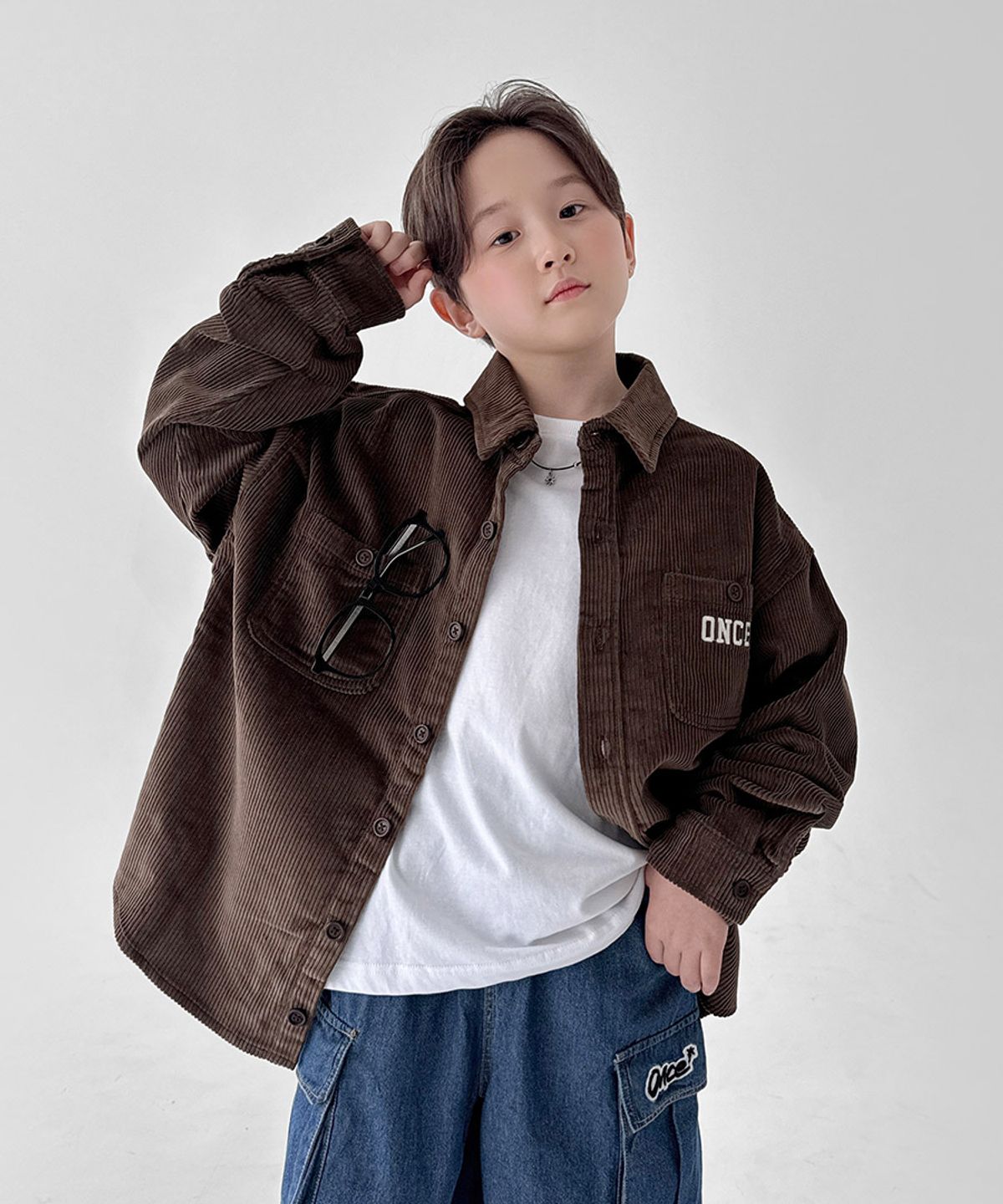 베리클로젯(BERRYCLOSET) 원스 코듀로이 셔츠