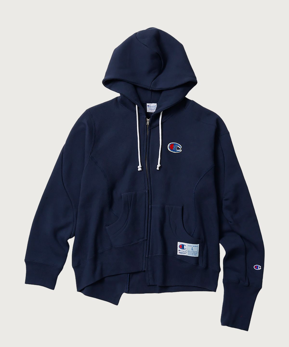 챔피온(CHAMPION) 챔피온 X 언더커버 리버스위브 스트럭처드 후드 집업 Dark Navy