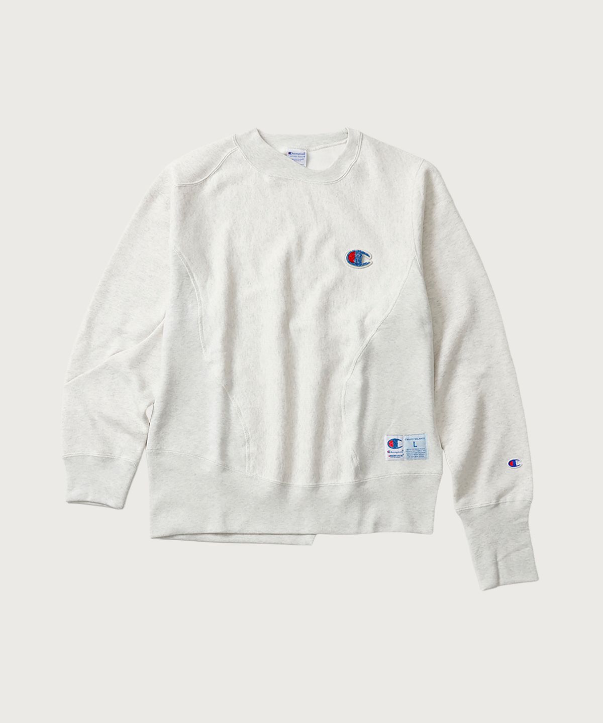 챔피온(CHAMPION) 챔피온 X 언더커버 리버스위브 스트럭처드 스웨트셔츠 Oatmeal