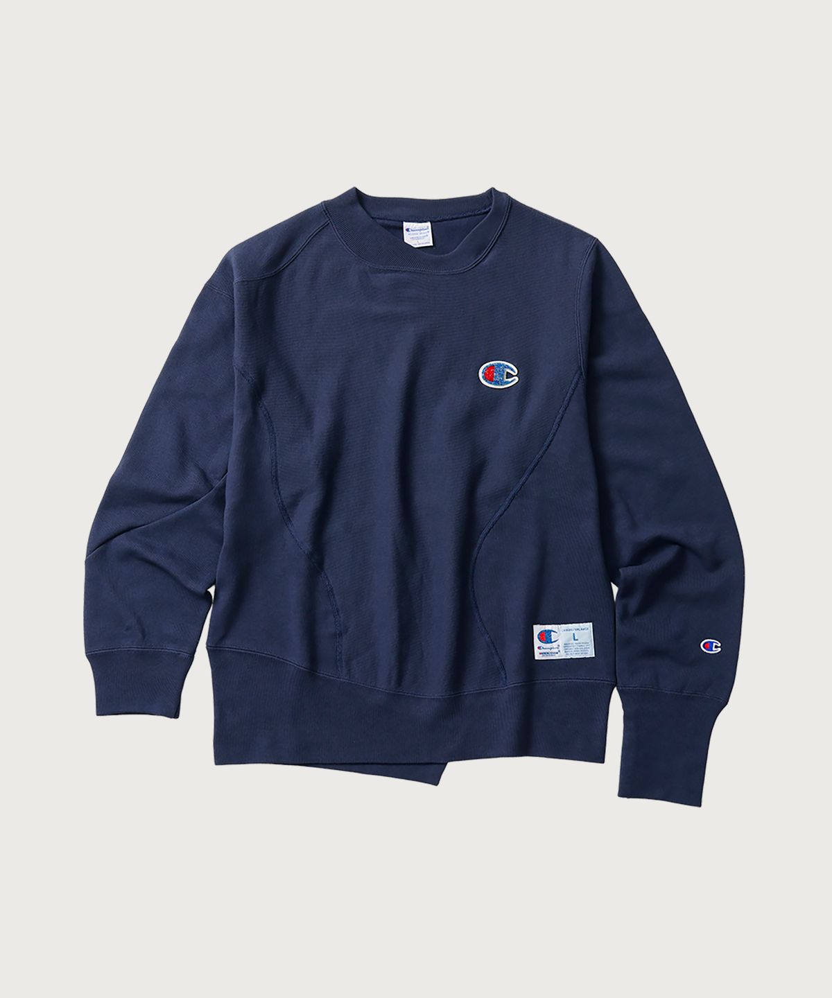 챔피온(CHAMPION) 챔피온 X 언더커버 리버스위브 스트럭처드 스웨트셔츠 Dark Navy