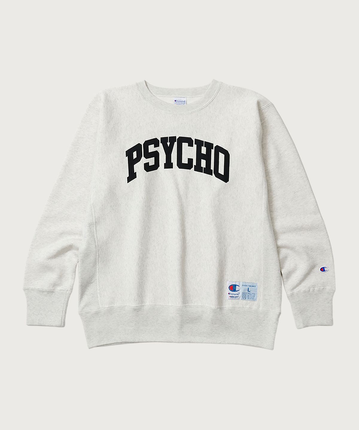 챔피온(CHAMPION) 챔피온 X 언더커버 리버스위브 PSYCHO 스웨트셔츠 Oatmeal