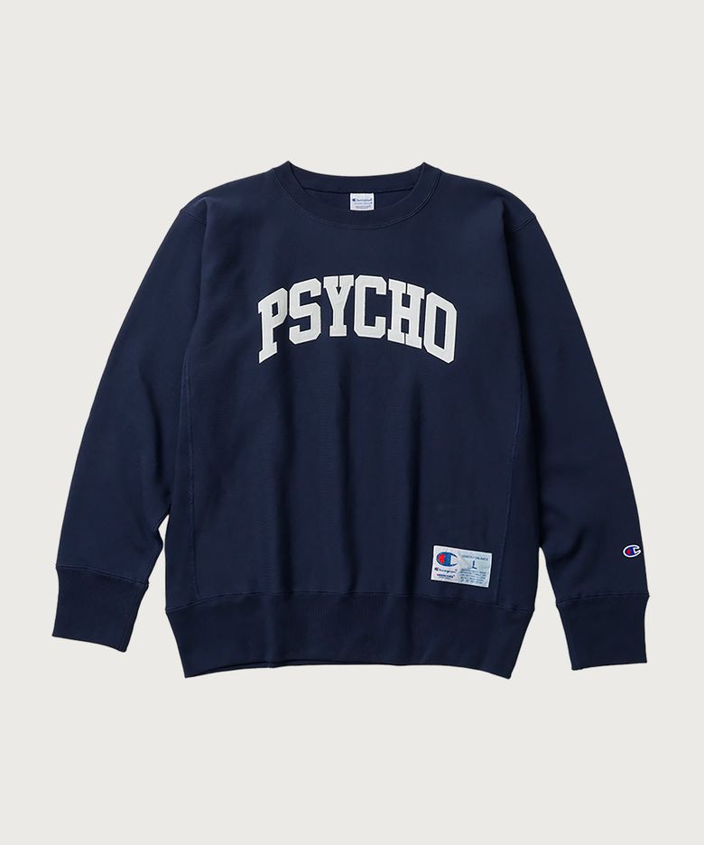 챔피온 X 언더커버 리버스위브 PSYCHO 스웨트셔츠 Dark Navy