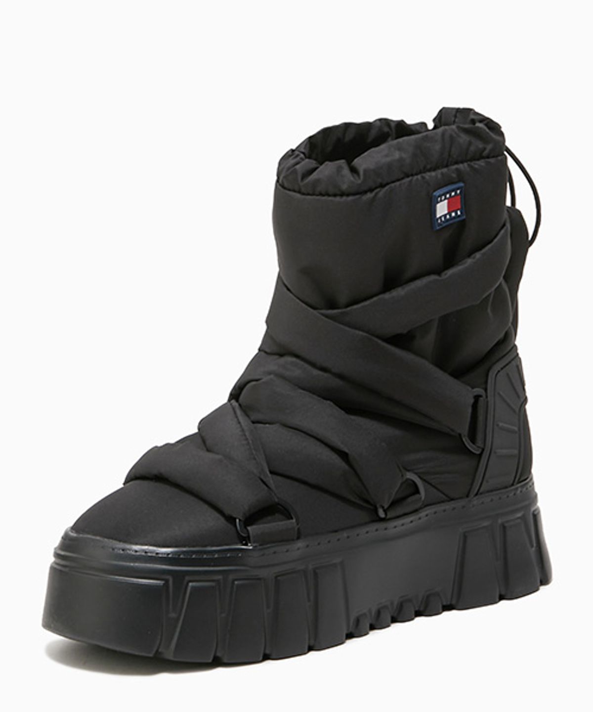 타미진스(TOMMY JEANS) 비 나일론 스노우부츠-블랙(T52F7ASB460JT1BDS)