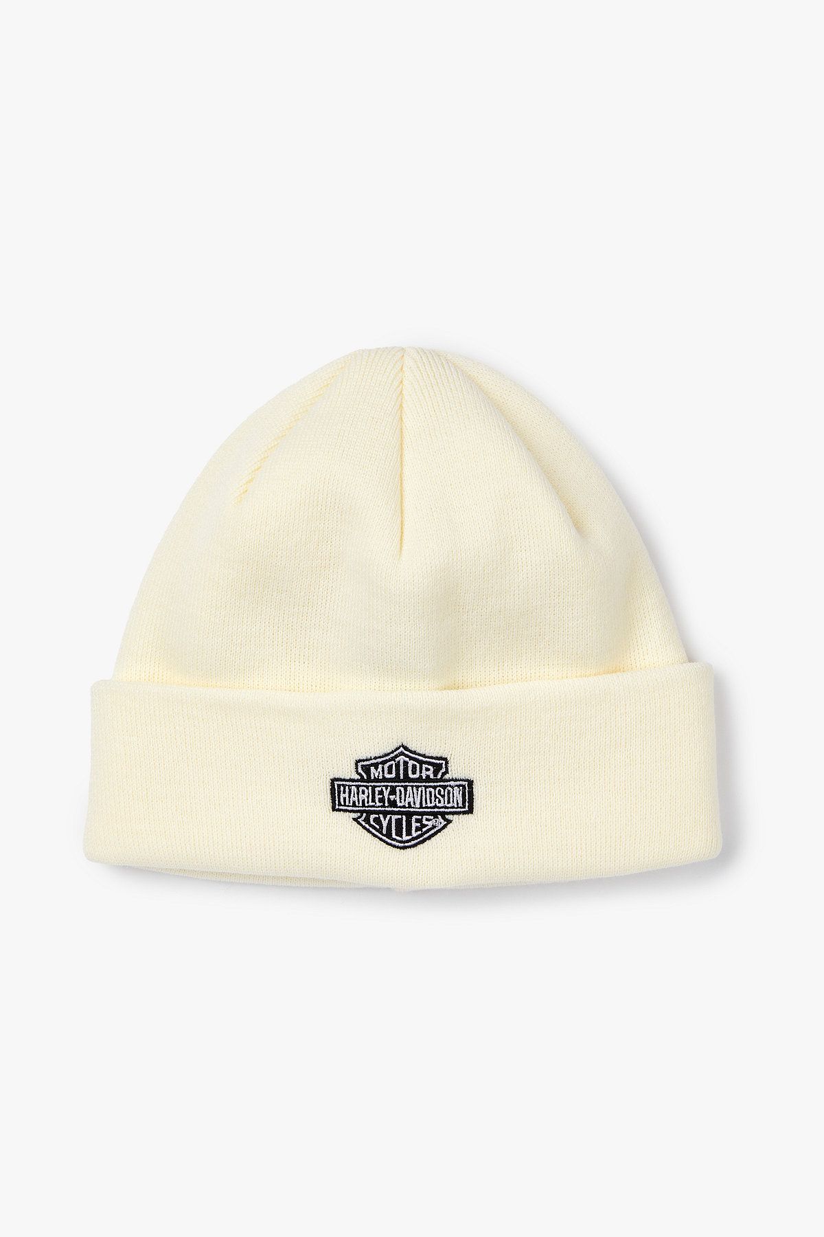 할리데이비슨 컬렉션스®(HARLEY-DAVIDSON COLLECTIONS®) B&S 로고 비니 _크림 HH15381401
