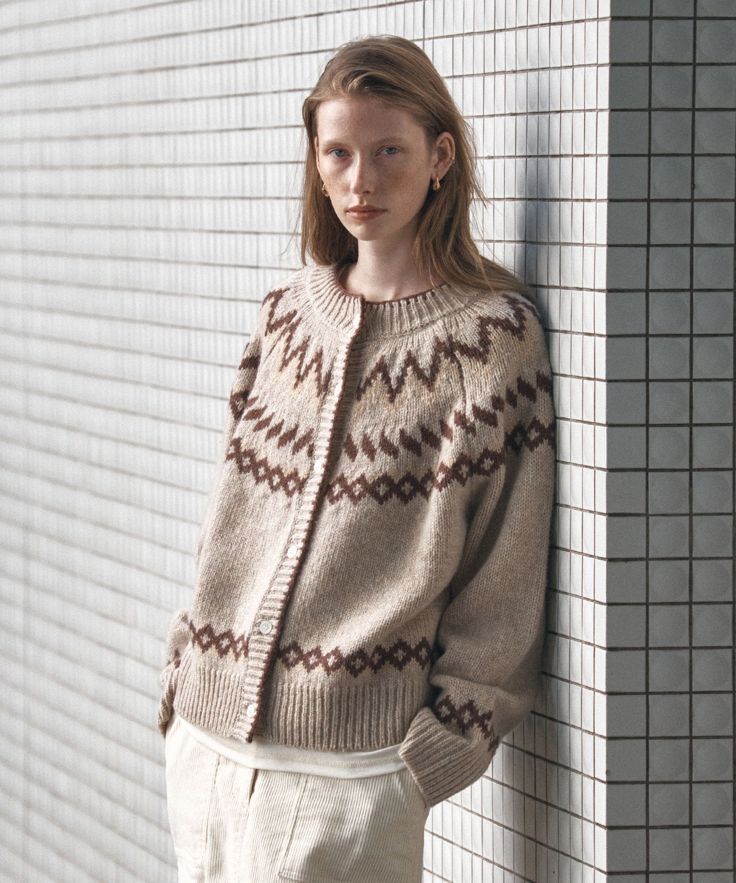 MUSINSA公式 | SIYAZU SIKN2166 ノルディックジャカードニット