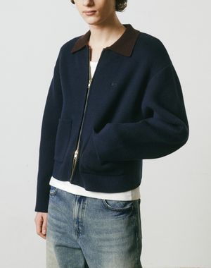 브루트 니트 워크 자켓 [네이비]