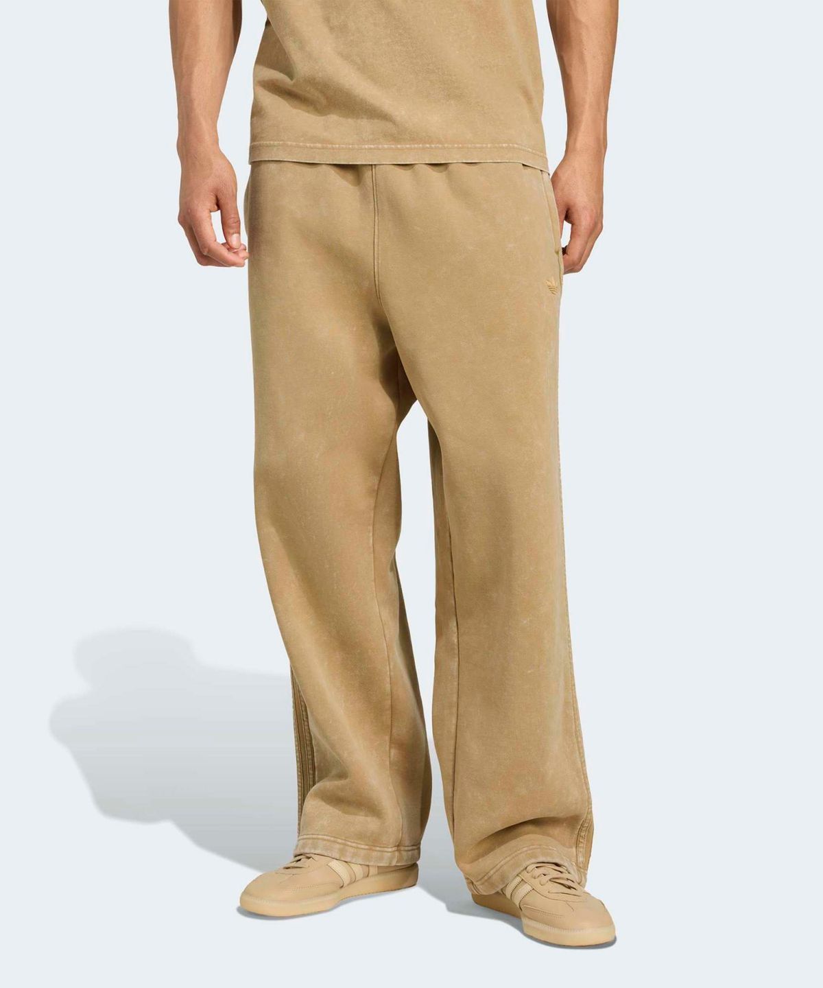 아디다스(ADIDAS) 워시드 스웨트 팬츠 - 브라운 / JY2790