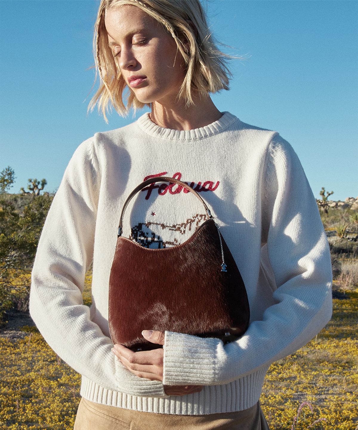 폴뉴아(FOLNUA) PELO BAG (BROWN)