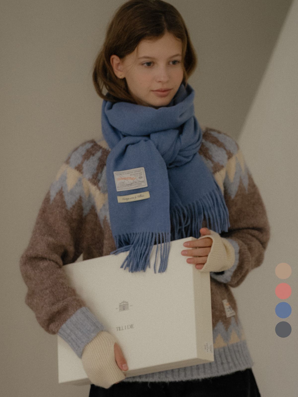 틸아이다이(TILL I DIE) Soft touch long muffler [TIWT03AC02]_4color