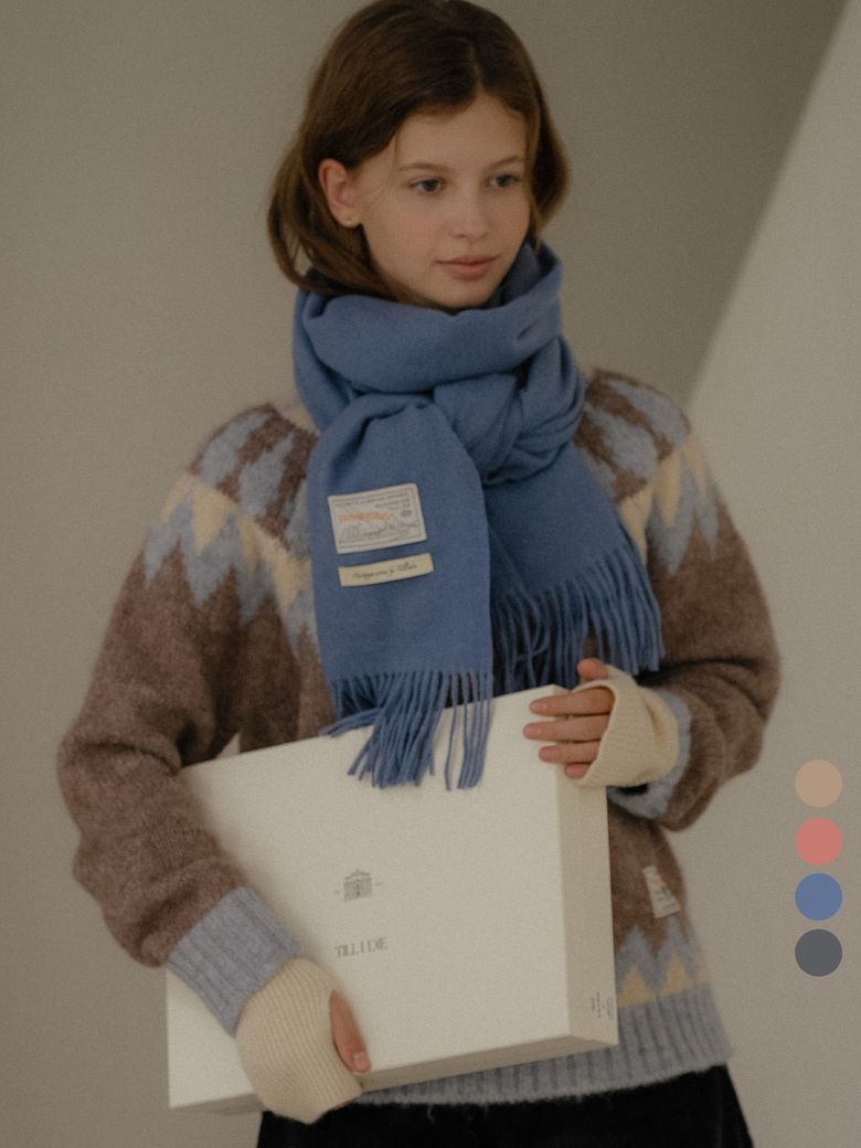 Soft touch long muffler [TIWT03AC02]_4color