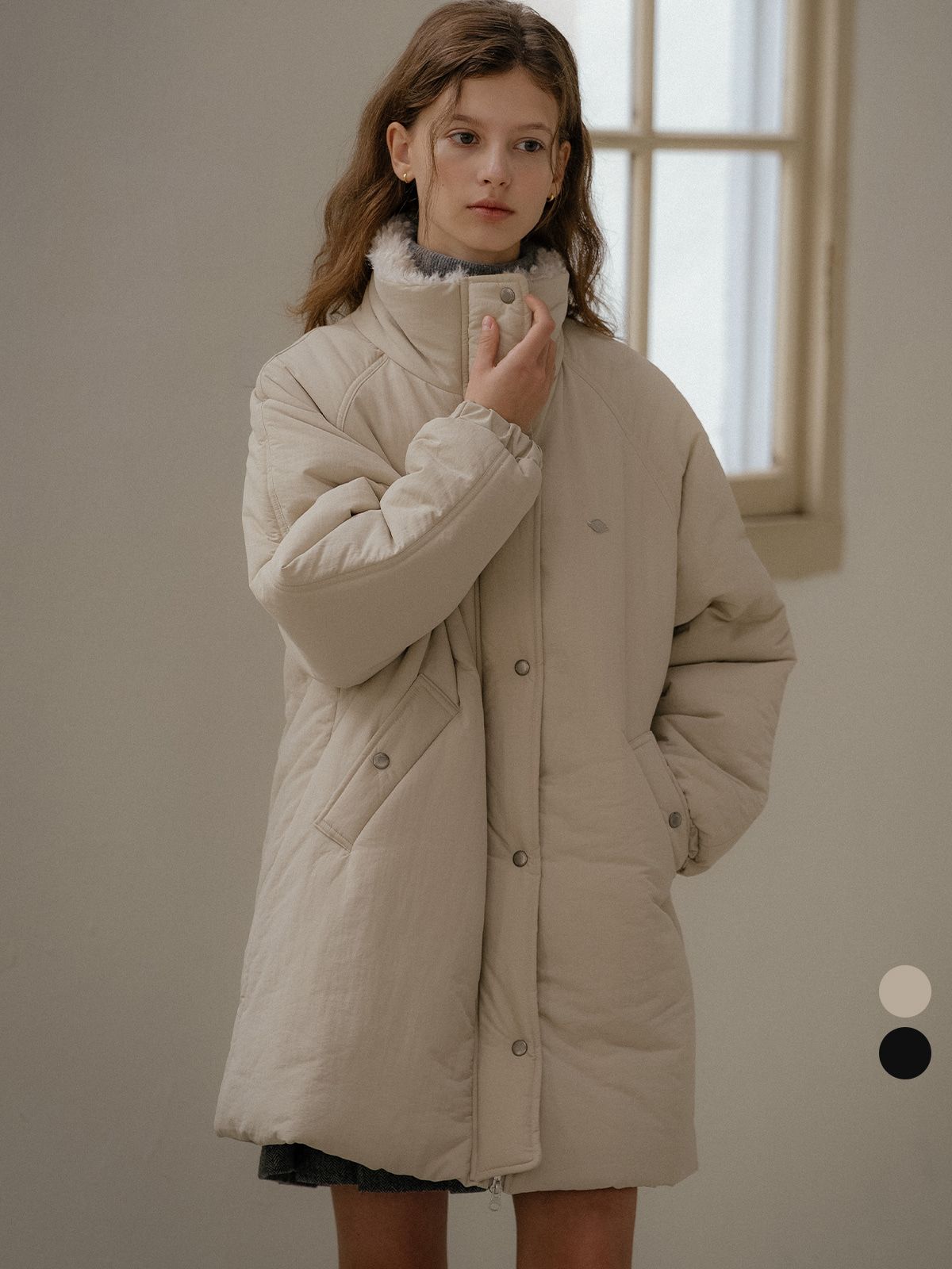 틸아이다이(TILL I DIE) Long dumble padded jumper [TIWT03JP02]_2color
