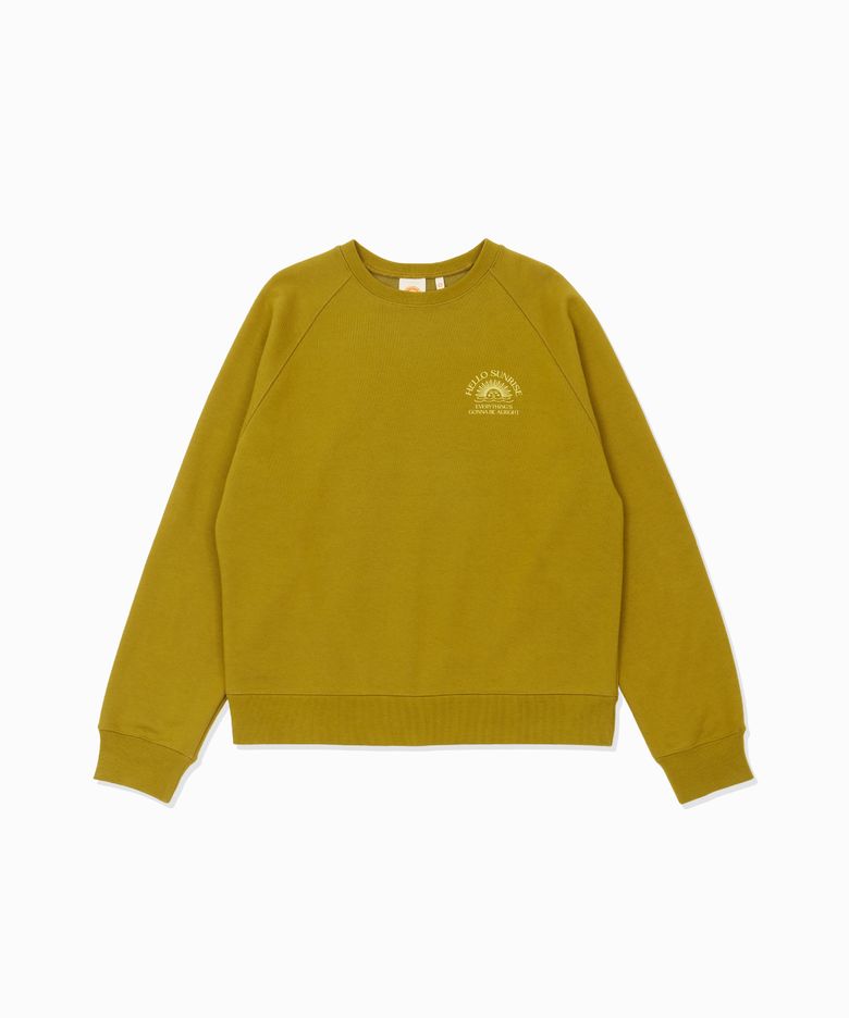 HS Logo Raglan Sweatshirt_Olive