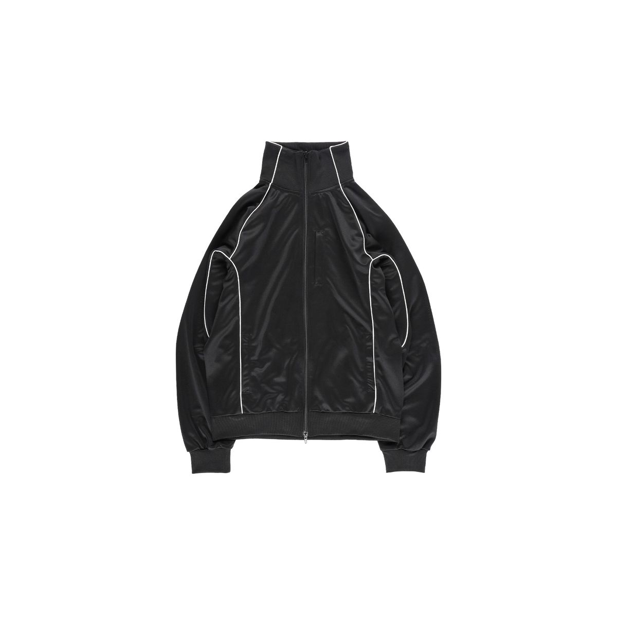 더왈드(THEWARLD) AAS LOGO TRACK ZIP UP JACKET BLACK