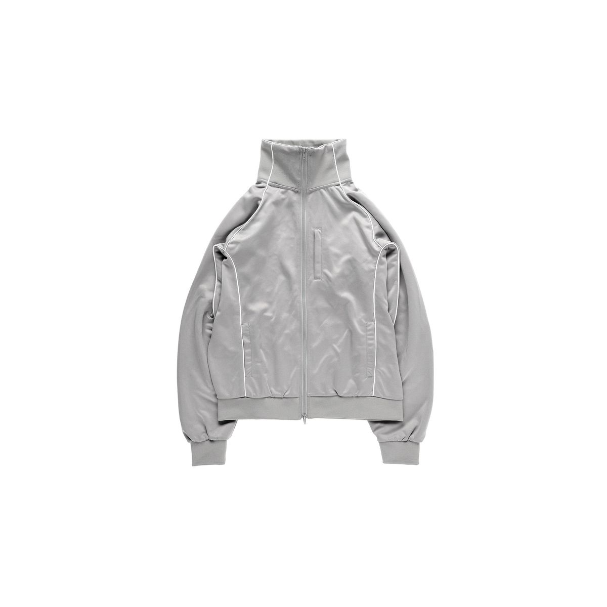 더왈드(THEWARLD) AAS LOGO TRACK ZIP UP JACKET CHACOAL