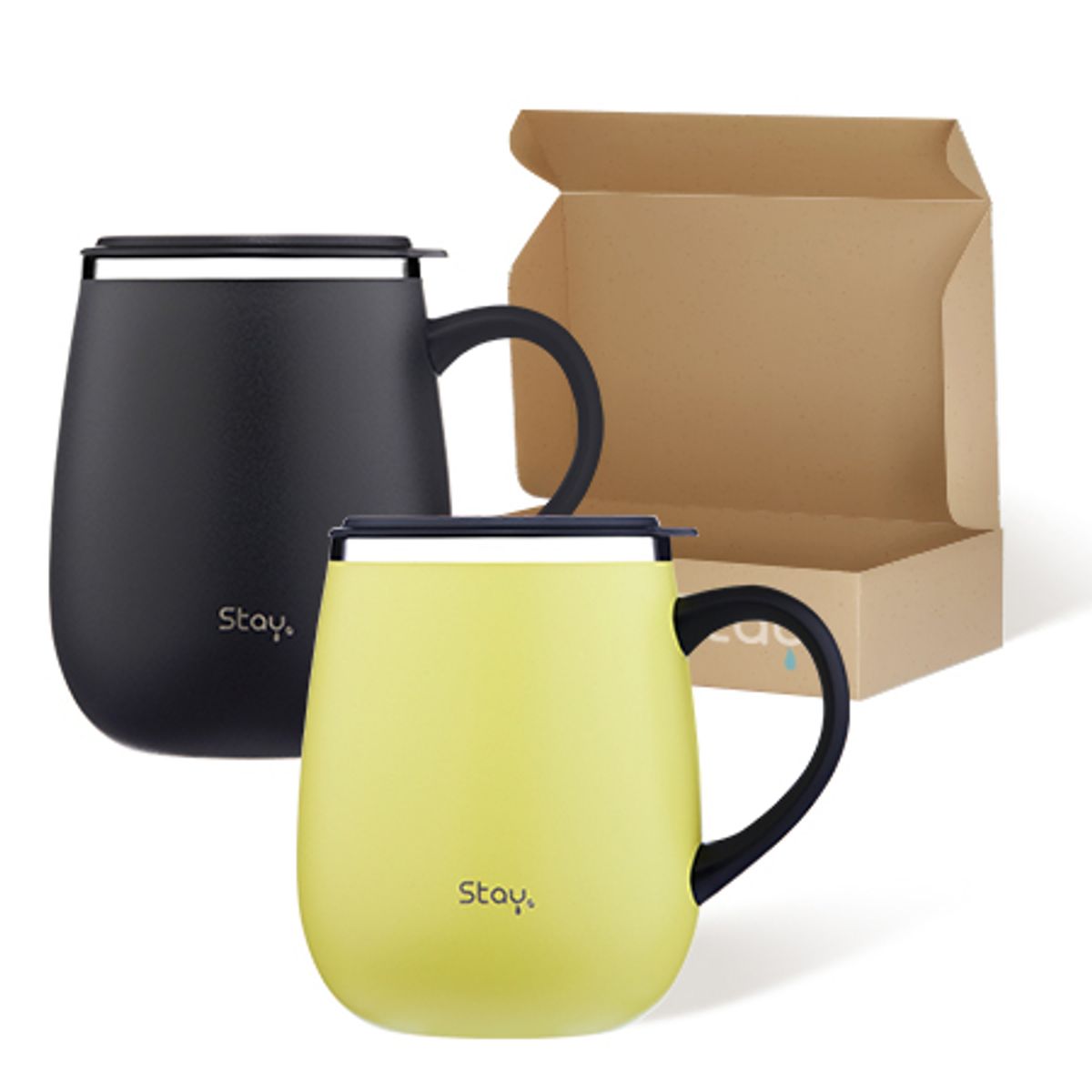 스테이24(STAY24) 코지핸드머그컵 set (460ml + 460ml)