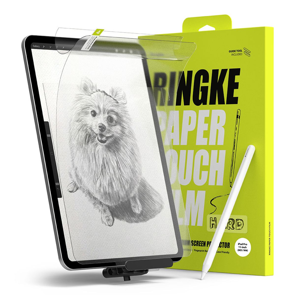링케(RINGKE) 아이패드 프로 11인치 M5 M4 액정 보호 필름 페이퍼 터치 종이질감 2매