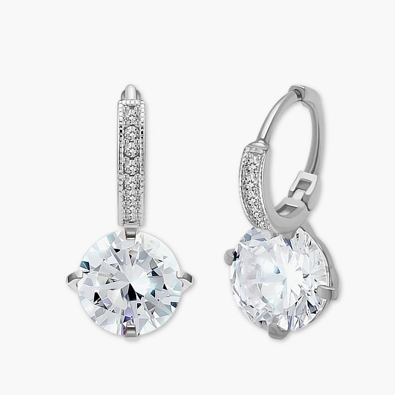 빅토리아 귀걸이 실버 925 MGERS241 Rhodium Plated (화이트골드)
