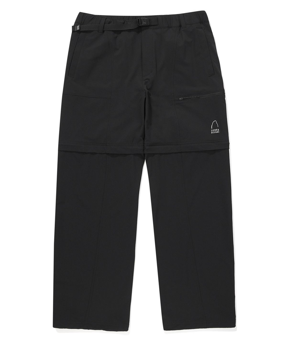 시에라디자인(SIERRA DESIGNS) 하프문(HALF MOON) 2WAY팬츠 (세미와이드핏) BLACK