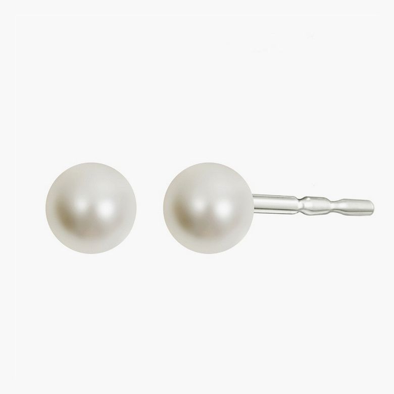 리얼 화이트 귀걸이 실버 925 MGERS271 Silver Plated