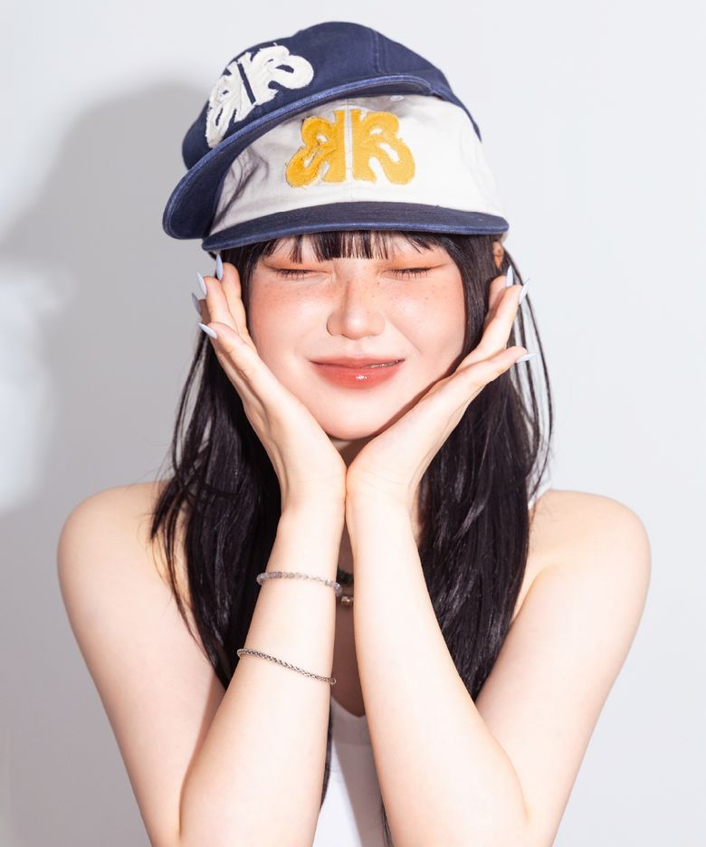 BBI Collabo Applique Camp Cap [Ivory/Navy]