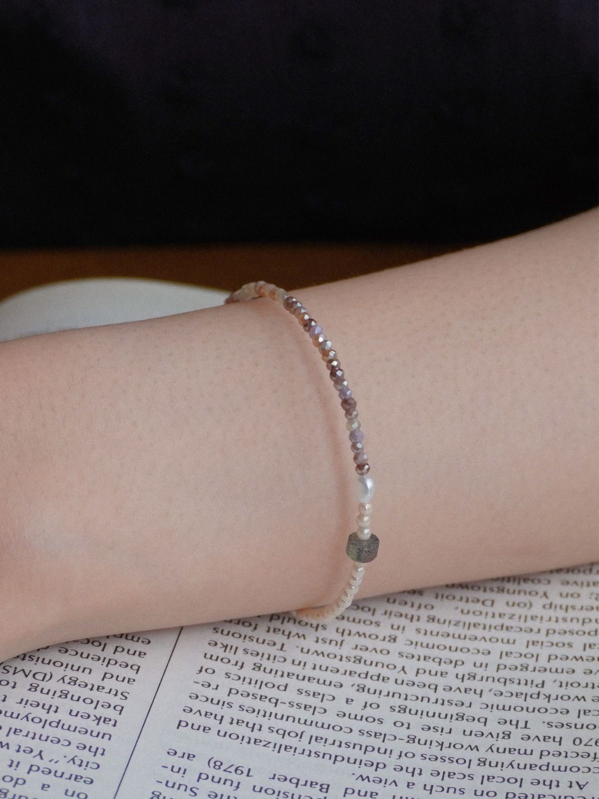 제마드(GEMADE) Blonde labrado bracelet #B046