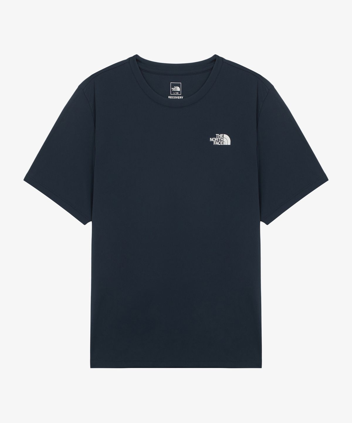 노스페이스(THE NORTH FACE) NT7US01B 남성 리커버리 반팔 티셔츠 MIDNIGHT NAVY
