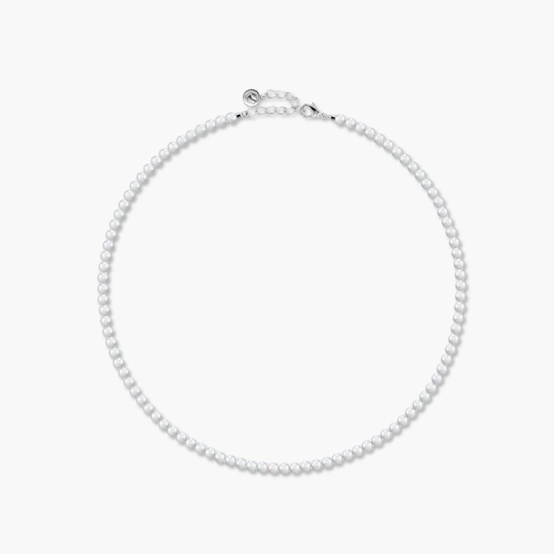 위노나 목걸이 실버 925 MGNLS328 Rhodium Plated (진주 5mm)