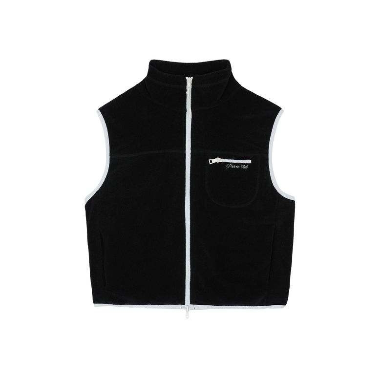 Double Fleece Vest (ebony black)