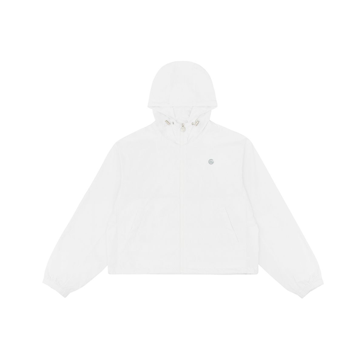 피브비(PIV’VEE) Giant Smiley Windbreaker (cloud white)
