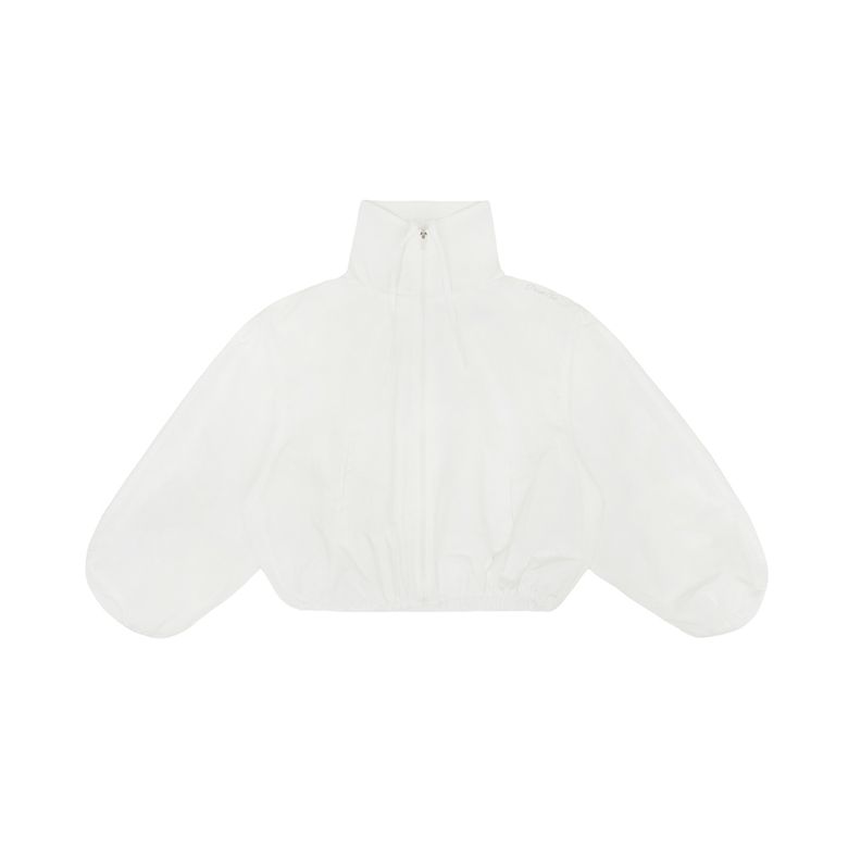 Balloon Sleeve Windbreaker (cloud white)
