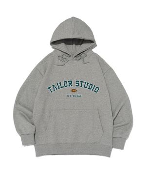 컬리지 아치 로고 후드 (멜란지)